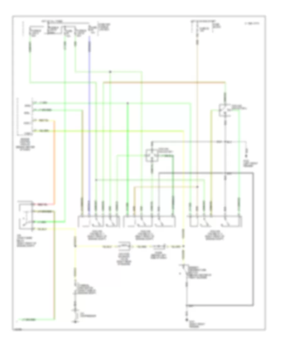 A C Wiring Diagram 2 of 2 for Nissan Altima GLE 1998
