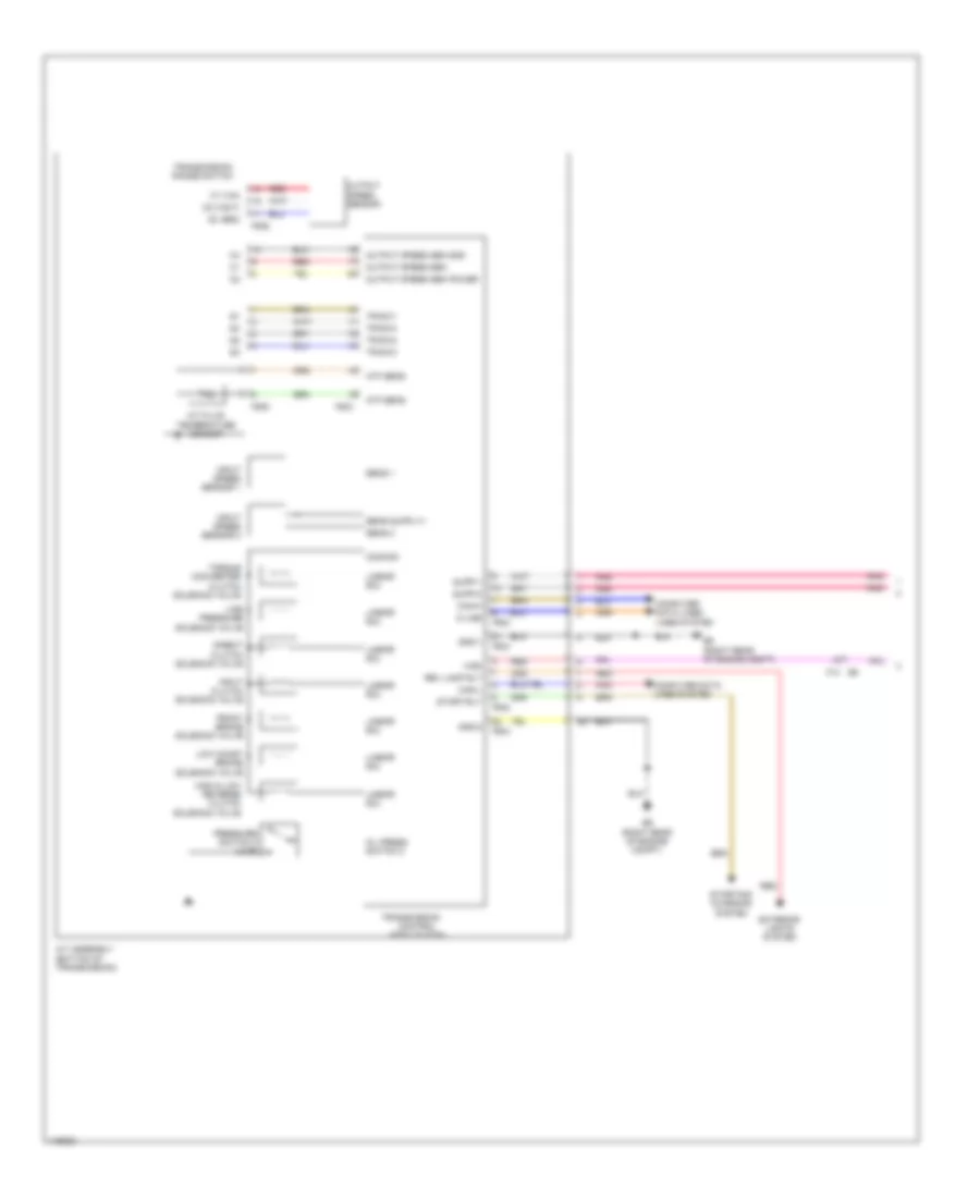 Transmission Wiring Diagram 1 of 2 for Nissan NVHD SV 2014 2500