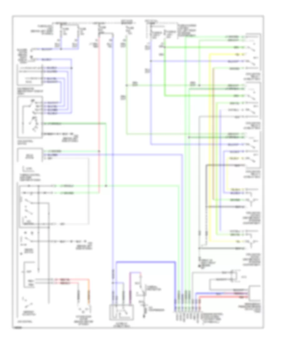 2.5L, Manual AC Wiring Diagram for Nissan Sentra GXE 2002