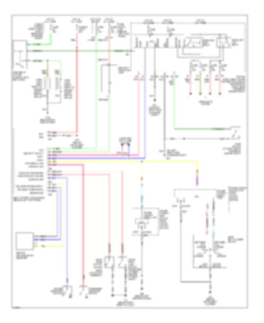 Forced Entry Wiring Diagram for Nissan 350Z 2006