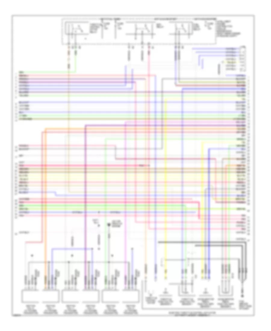 3.5L, Engine Performance Wiring Diagram (2 of 4) for Nissan 350Z 2006