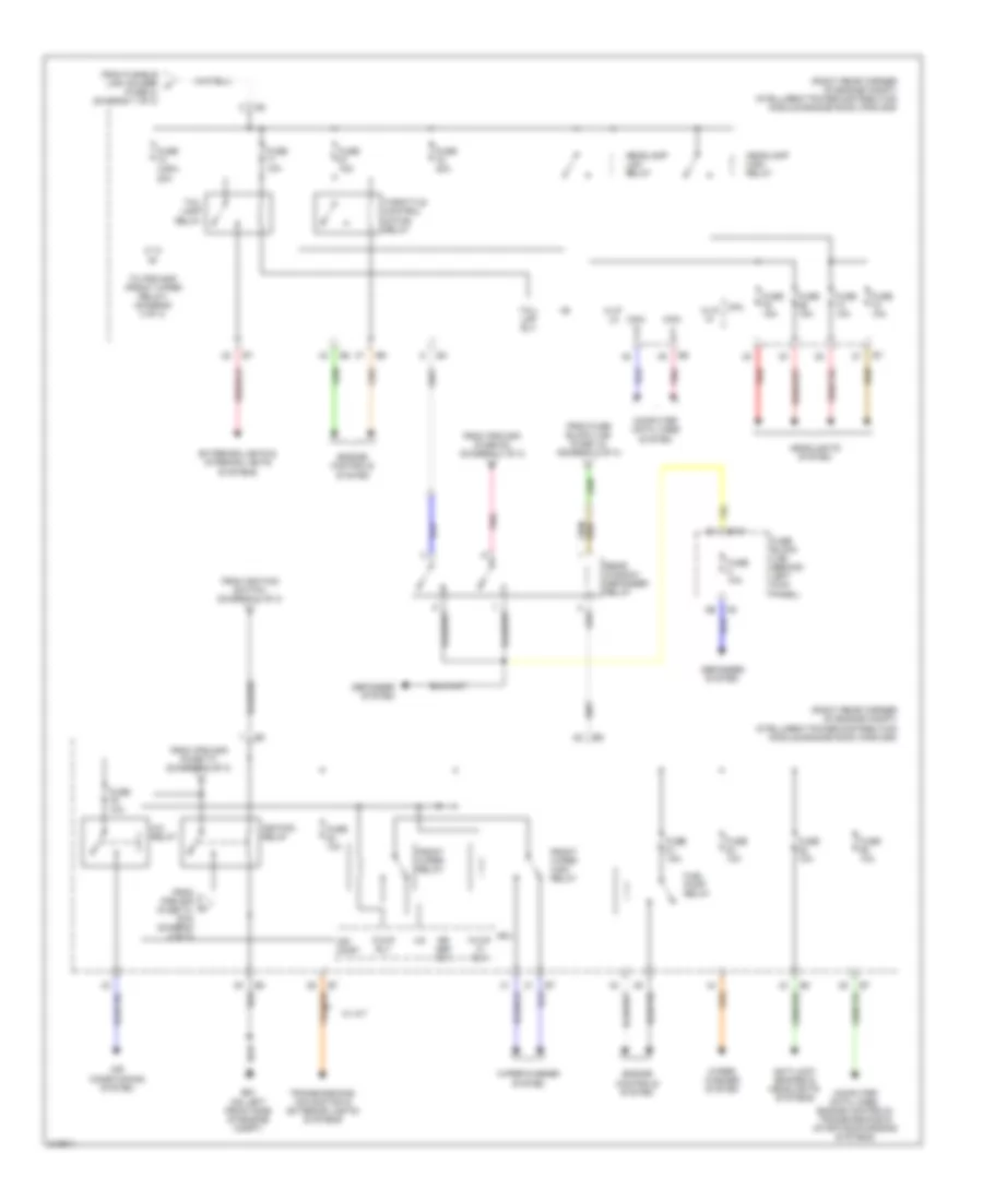 Power Distribution Wiring Diagram 3 of 3 for Nissan 350Z 2006