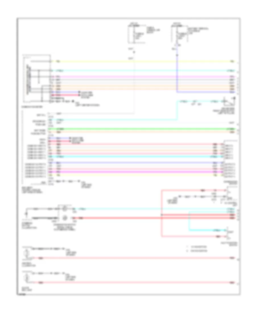 Instrument Illumination Wiring Diagram, Convertible (1 of 2) for Nissan Murano CrossCabriolet 2013