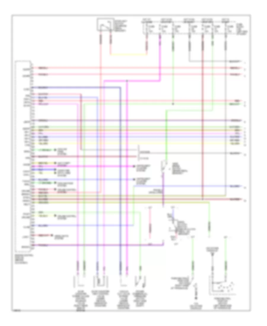 2 5L Engine Performance Wiring Diagrams 1 of 4 for Nissan Sentra SE R 2002