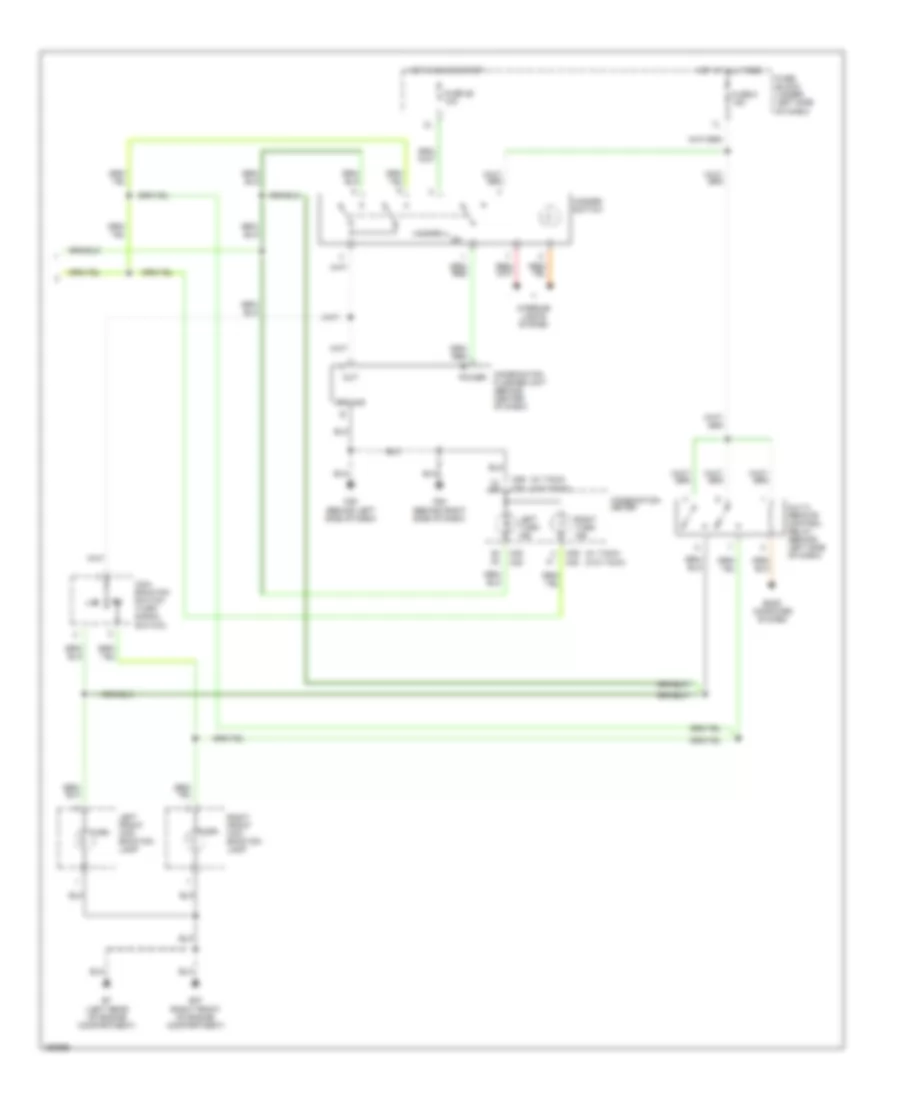 Exterior Lamps Wiring Diagram 2 of 2 for Nissan Sentra SE R 2002