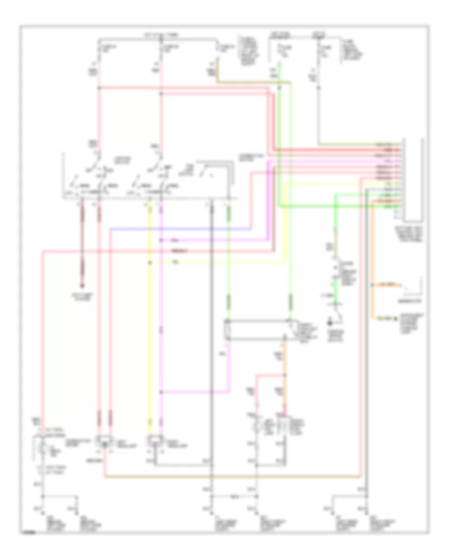 Headlight Wiring Diagram with DRL for Nissan Sentra SE R 2002