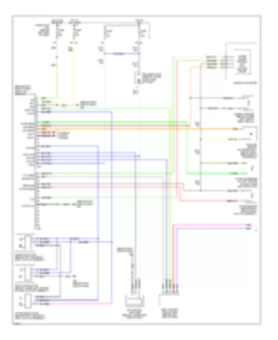 Automatic AC Wiring Diagram (1 of 2) for Nissan Altima 2006