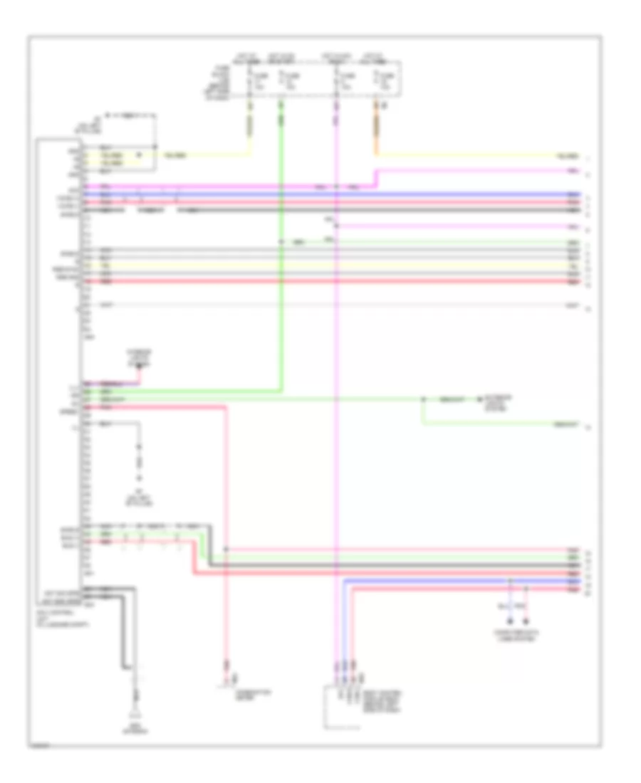 Navigation Wiring Diagram 1 of 2 for Nissan Altima 2006