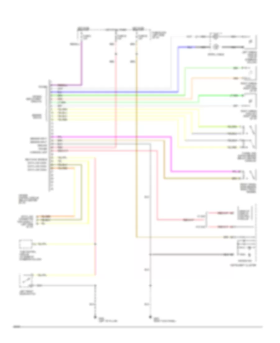 Supplemental Restraint Wiring Diagram for Nissan Altima GLE 1994