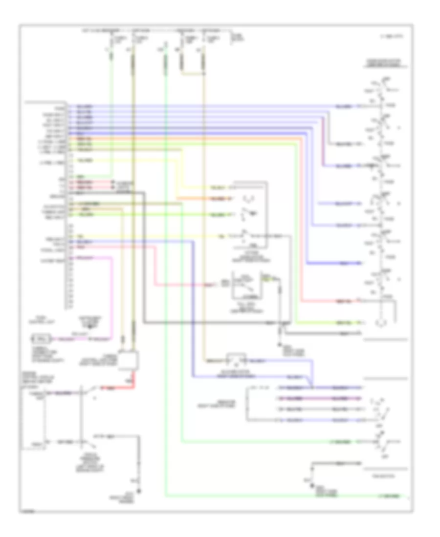 A C Wiring Diagram 1 of 2 for Nissan Altima SE 1998
