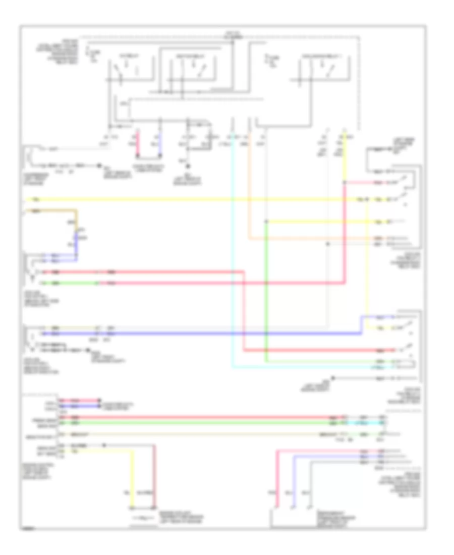 Automatic AC Wiring Diagram (2 of 2) for Nissan Murano LE 2013