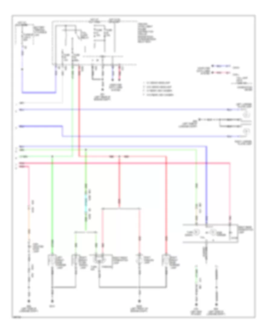 Exterior Lamps Wiring Diagram Except Convertible 2 of 2 for Nissan Murano LE 2013