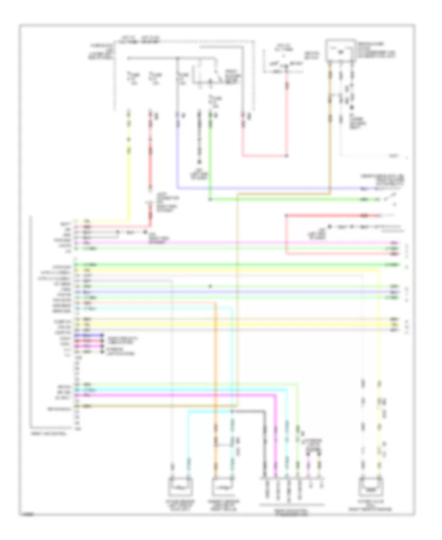 Manual AC Wiring Diagram (1 of 3) for Nissan NV3500 HD SL 2014