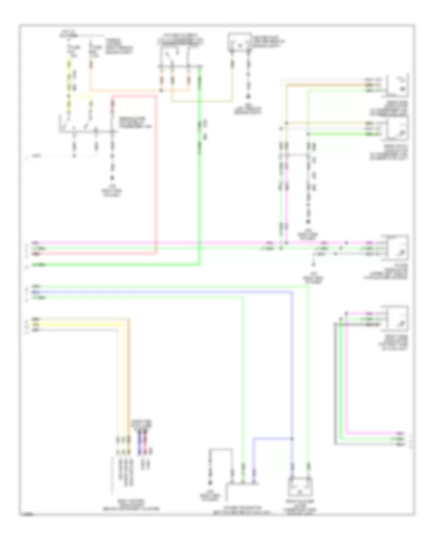 Manual AC Wiring Diagram (2 of 3) for Nissan NV3500 HD SL 2014