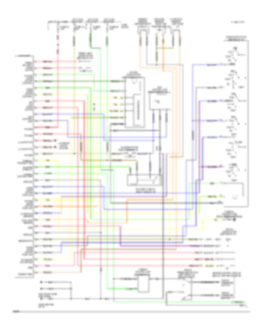 Air Conditioning Wiring Diagrams Auto A C 1 of 2 for Nissan Altima SE 1994