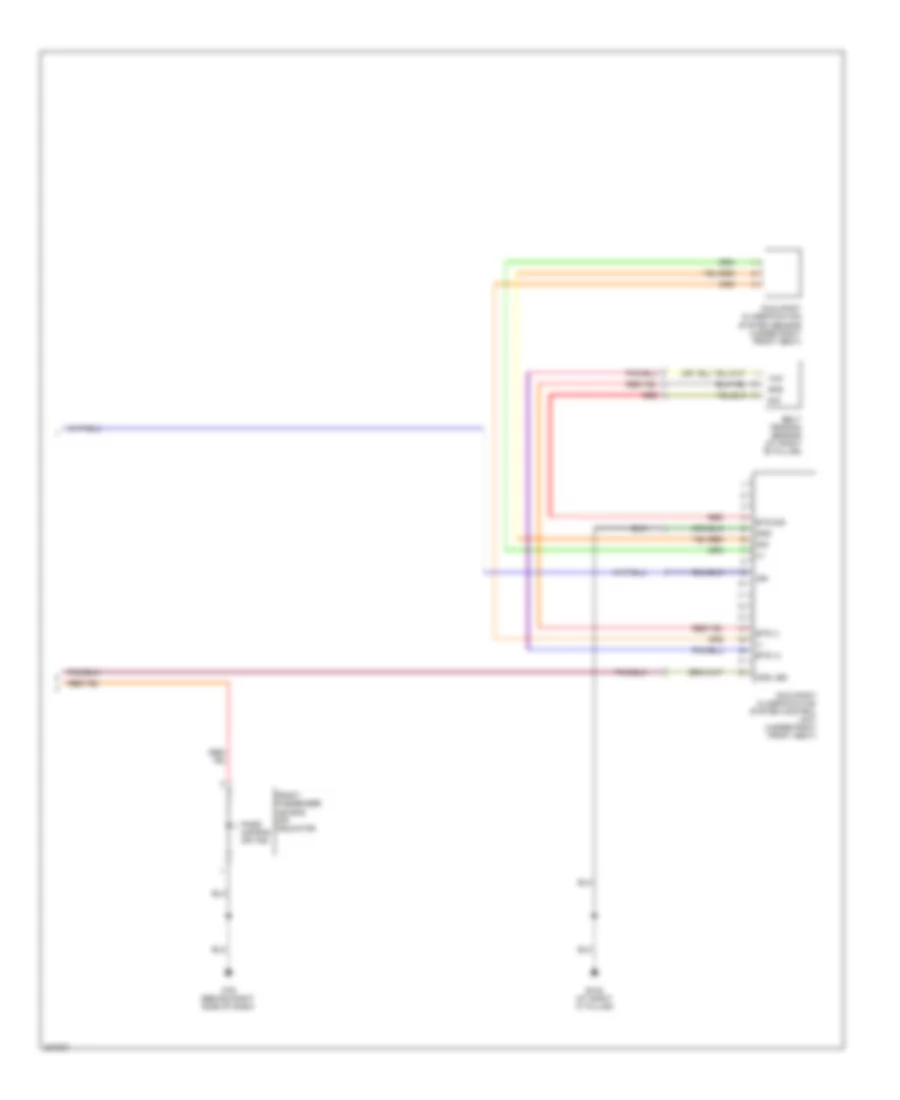 Supplemental Restraints Wiring Diagram (3 of 3) for Nissan Titan PRO-4X 2010
