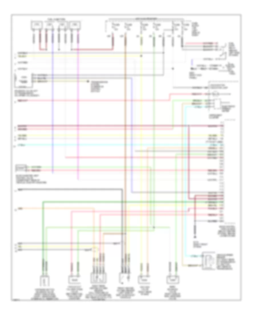 2.4L, Engine Performance Wiring Diagrams (3 of 3) for Nissan Frontier 1998