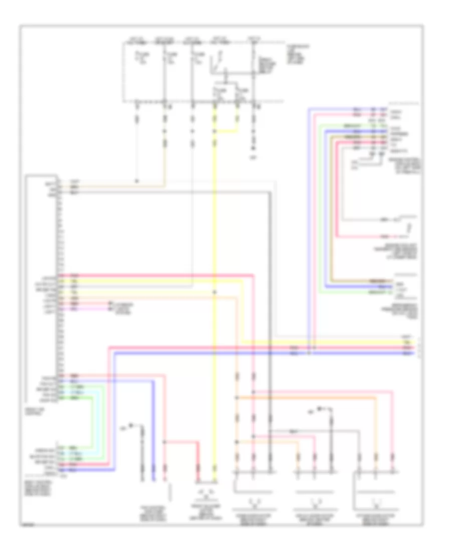 Manual A C Wiring Diagram 1 of 2 for Nissan Sentra SE R 2008