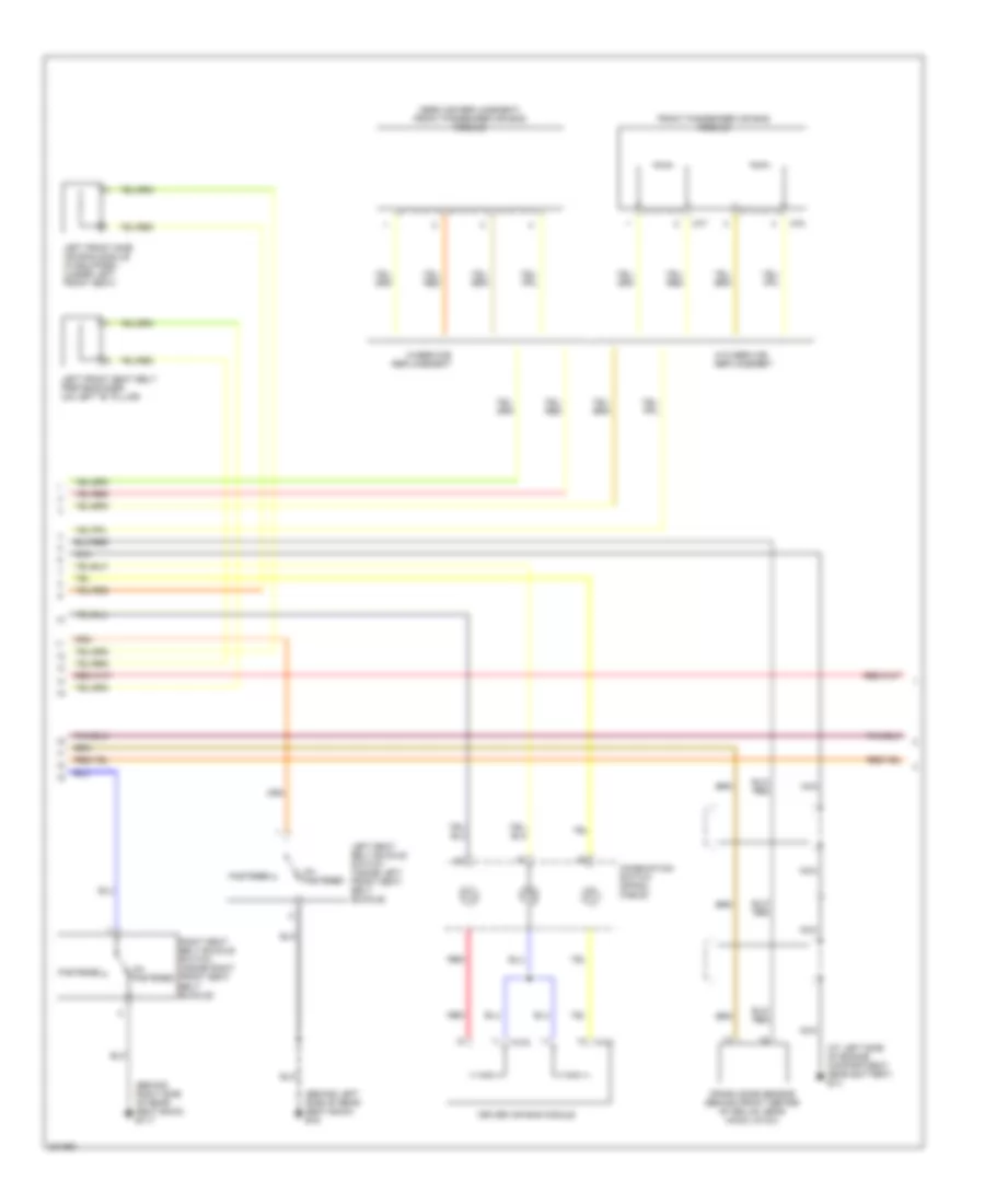 Supplemental Restraints Wiring Diagram (2 of 3) for Nissan Altima SE-R 2006