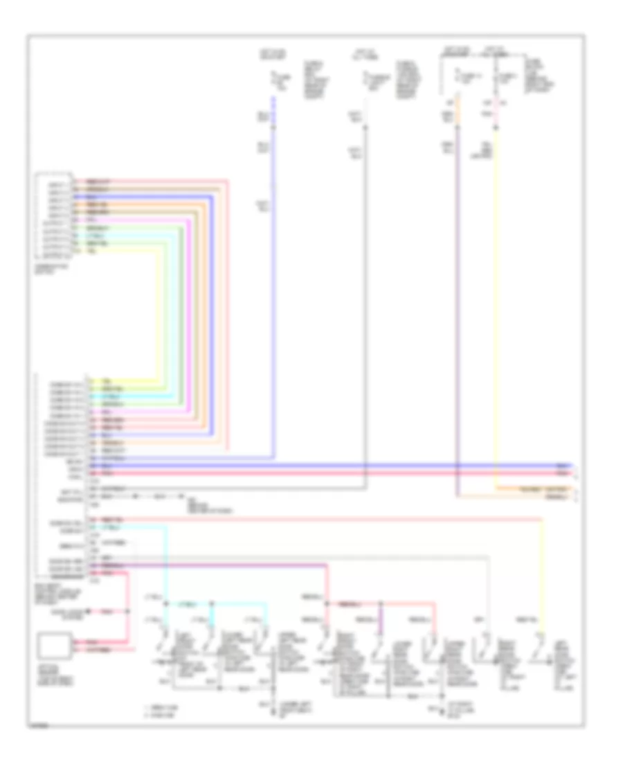 Autolamps Wiring Diagram, without DRL (1 of 2) for Nissan Titan SE 2010