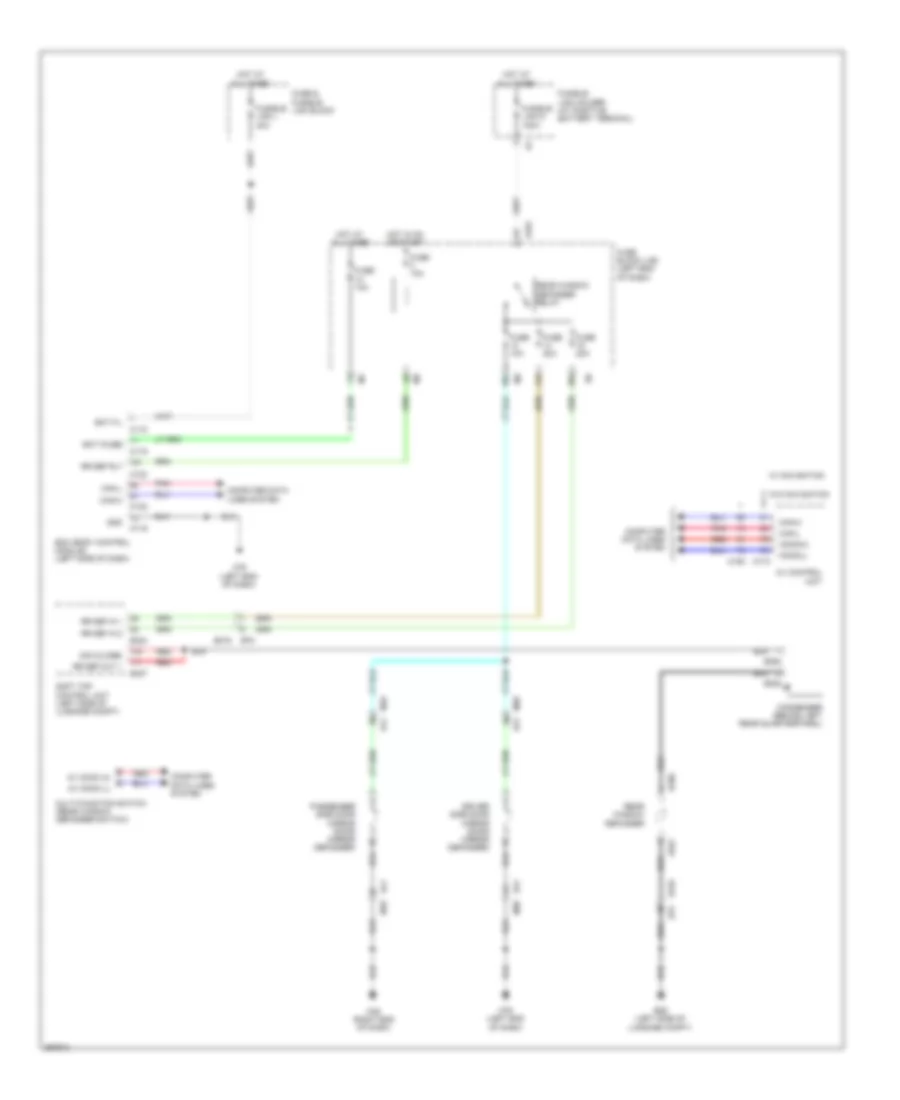 Defoggers Wiring Diagram Convertible for Nissan Murano SL 2013