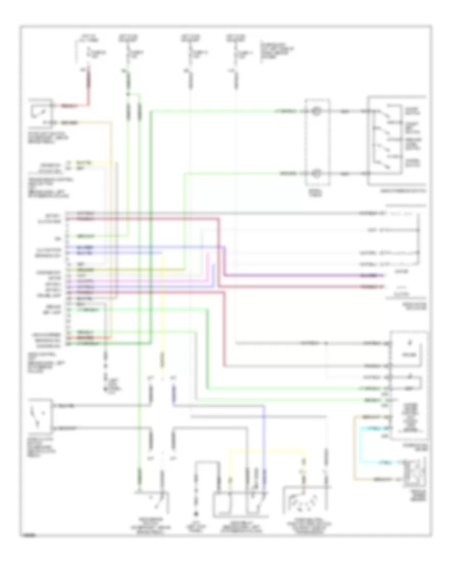 Cruise Control Wiring Diagram for Nissan Xterra SE S C 2002