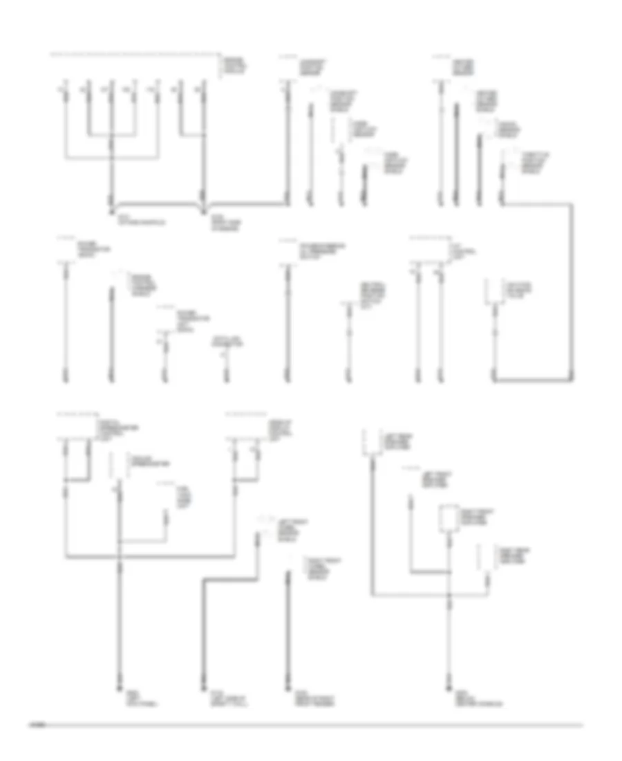 Ground Distribution Wiring Diagram (2 of 5) for Nissan Maxima GXE 1994