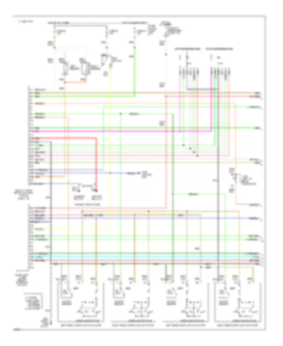 Digital Touch Entry Wiring Diagram 1 of 2 for Nissan Maxima GXE 1994