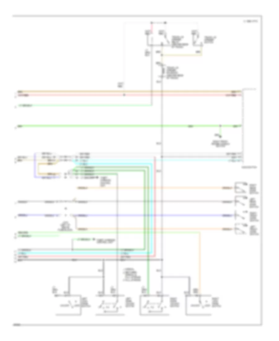 Digital Touch Entry Wiring Diagram 2 of 2 for Nissan Maxima GXE 1994