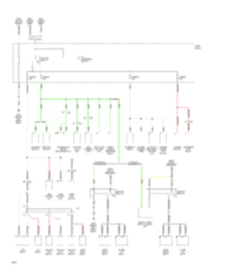 Power Distribution Wiring Diagram 4 of 6 for Nissan Maxima SE 1994