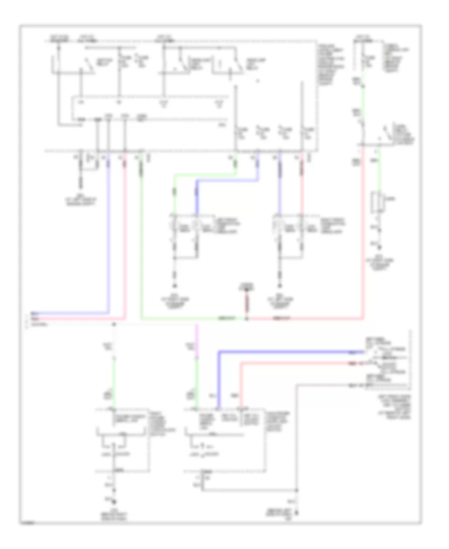 Forced Entry Wiring Diagram (2 of 2) for Nissan Armada LE 2006