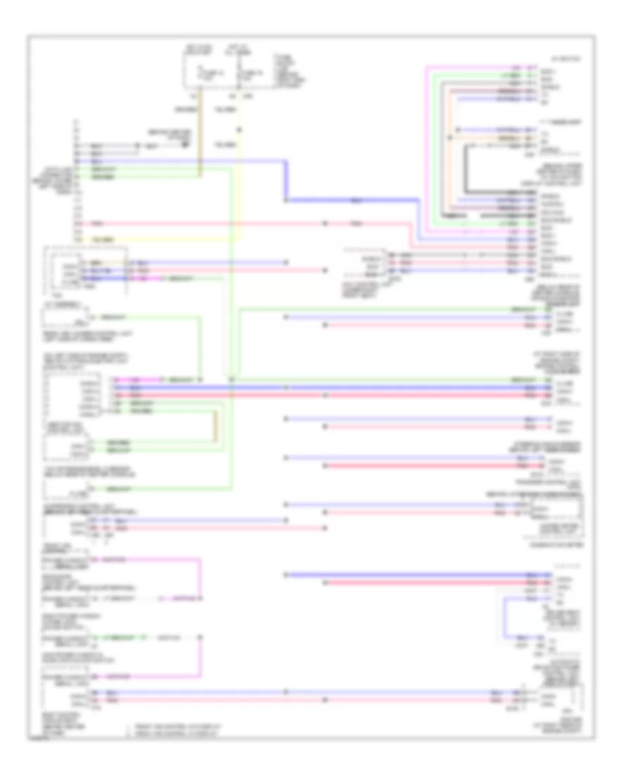 Computer Data Lines Wiring Diagram for Nissan Armada LE 2006
