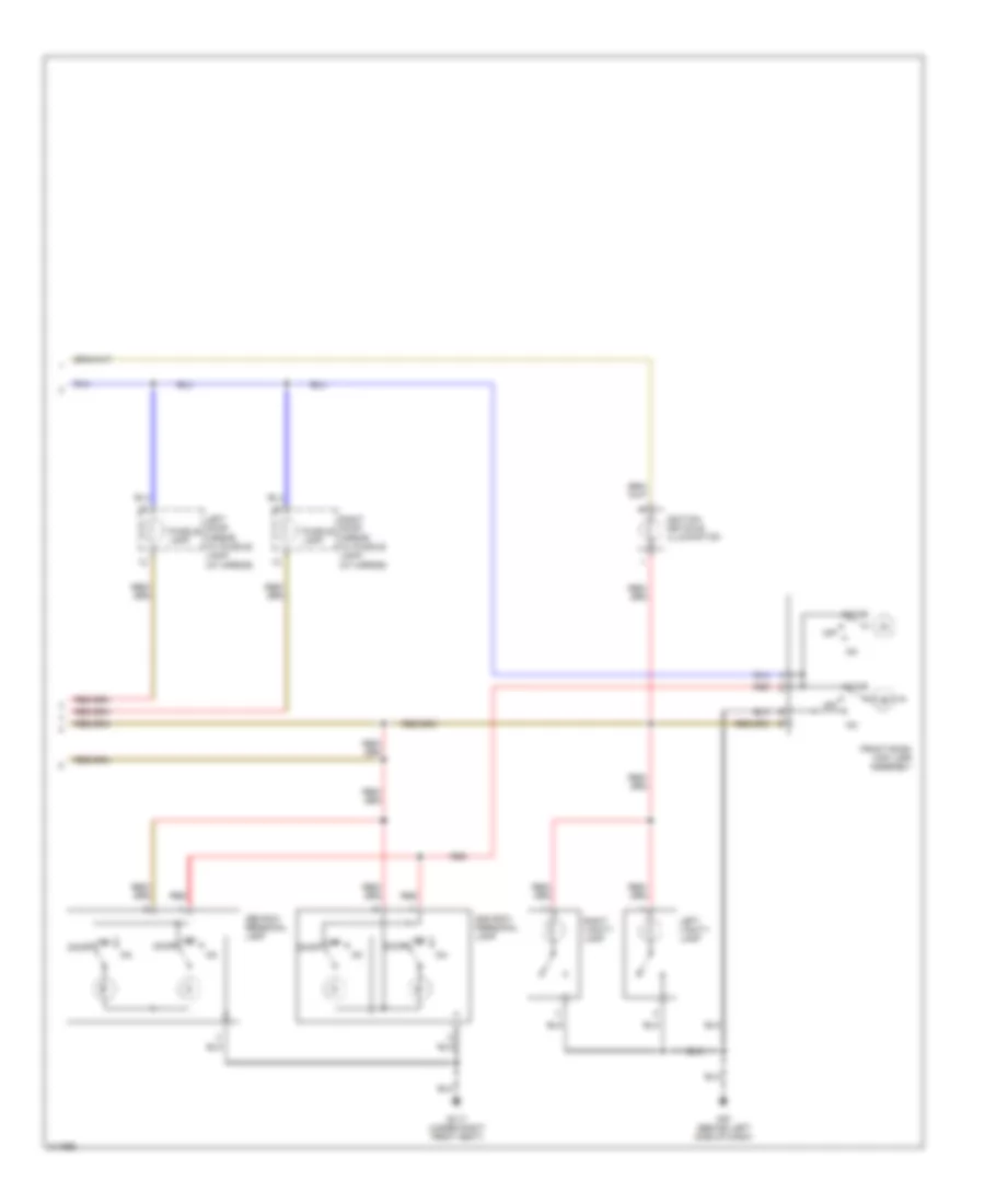 Courtesy Lamps Wiring Diagram (2 of 2) for Nissan Armada LE 2006