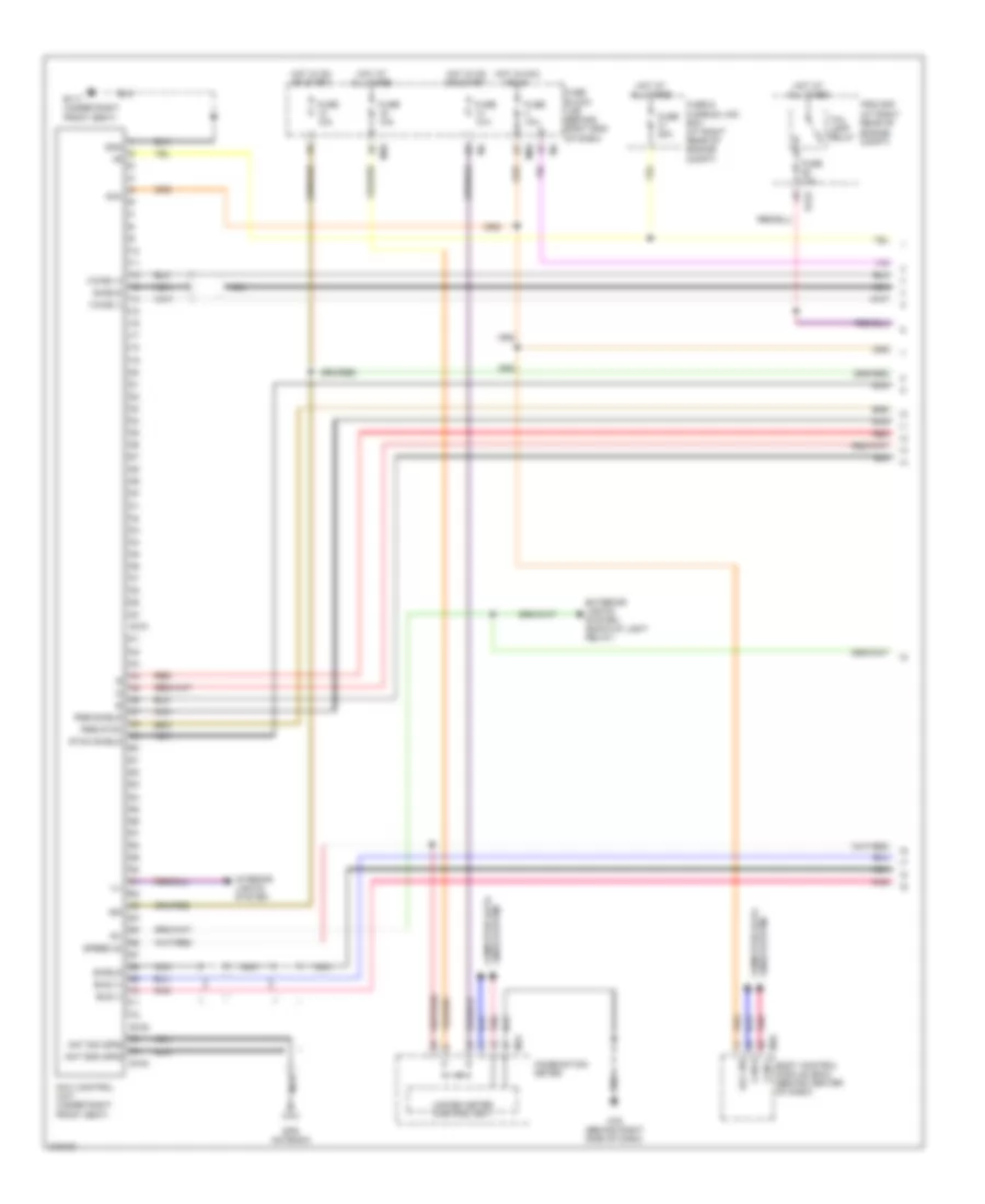 Navigation Wiring Diagram 1 of 2 for Nissan Armada LE 2006