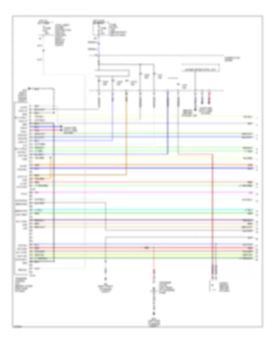 4WD Wiring Diagram 1 of 2 for Nissan Armada LE 2006