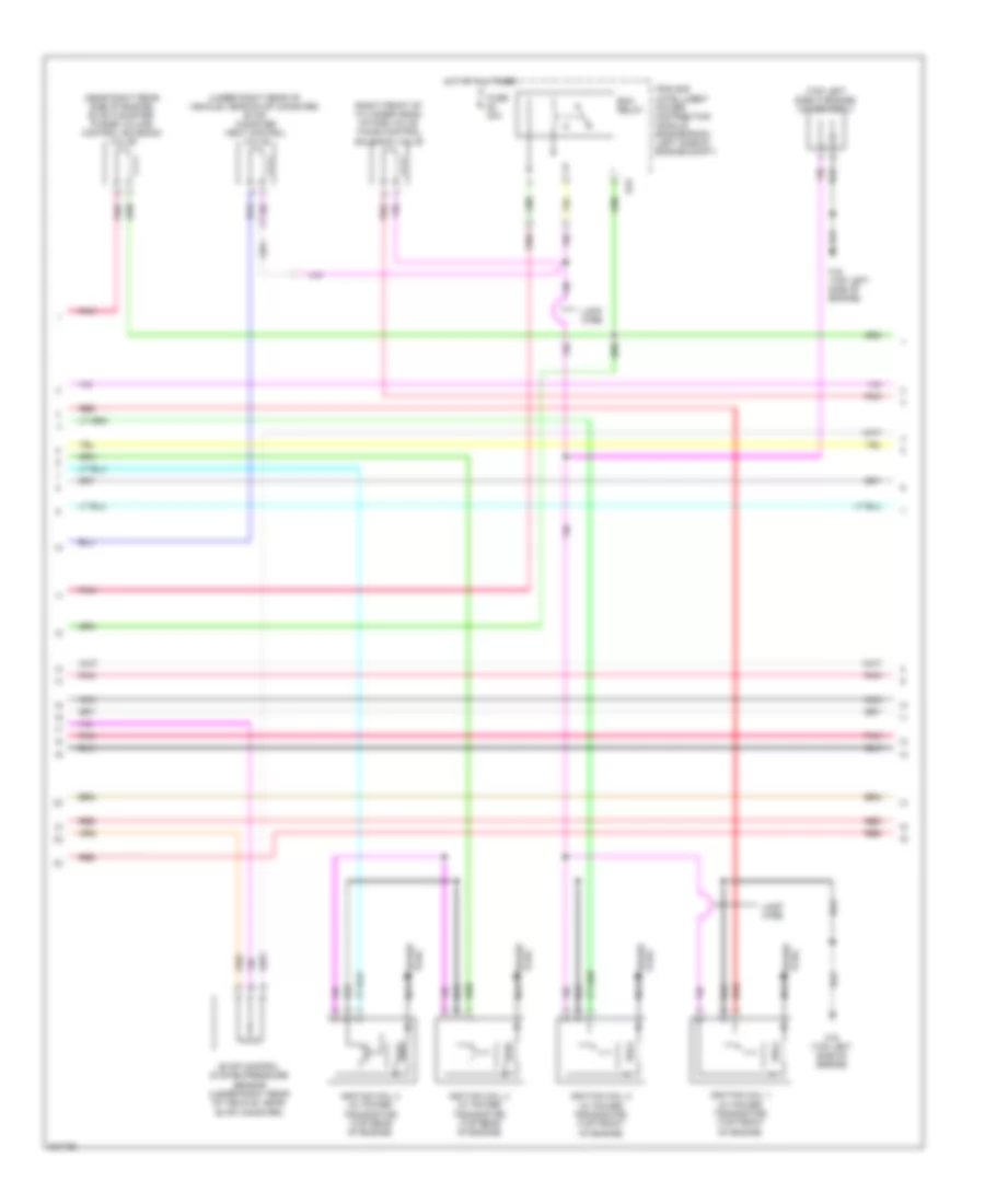 1.6L, Engine Performance Wiring Diagram (2 of 5) for Nissan Versa 2010