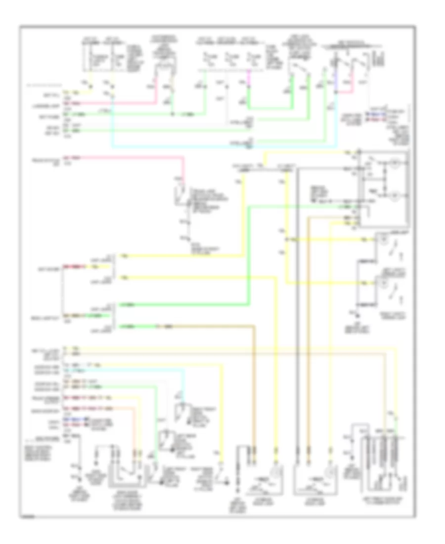 Courtesy Lamps Wiring Diagram for Nissan Versa 2010