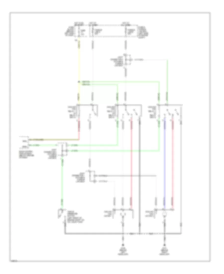 Cooling Fan Wiring Diagram for Nissan Maxima GLE 1998