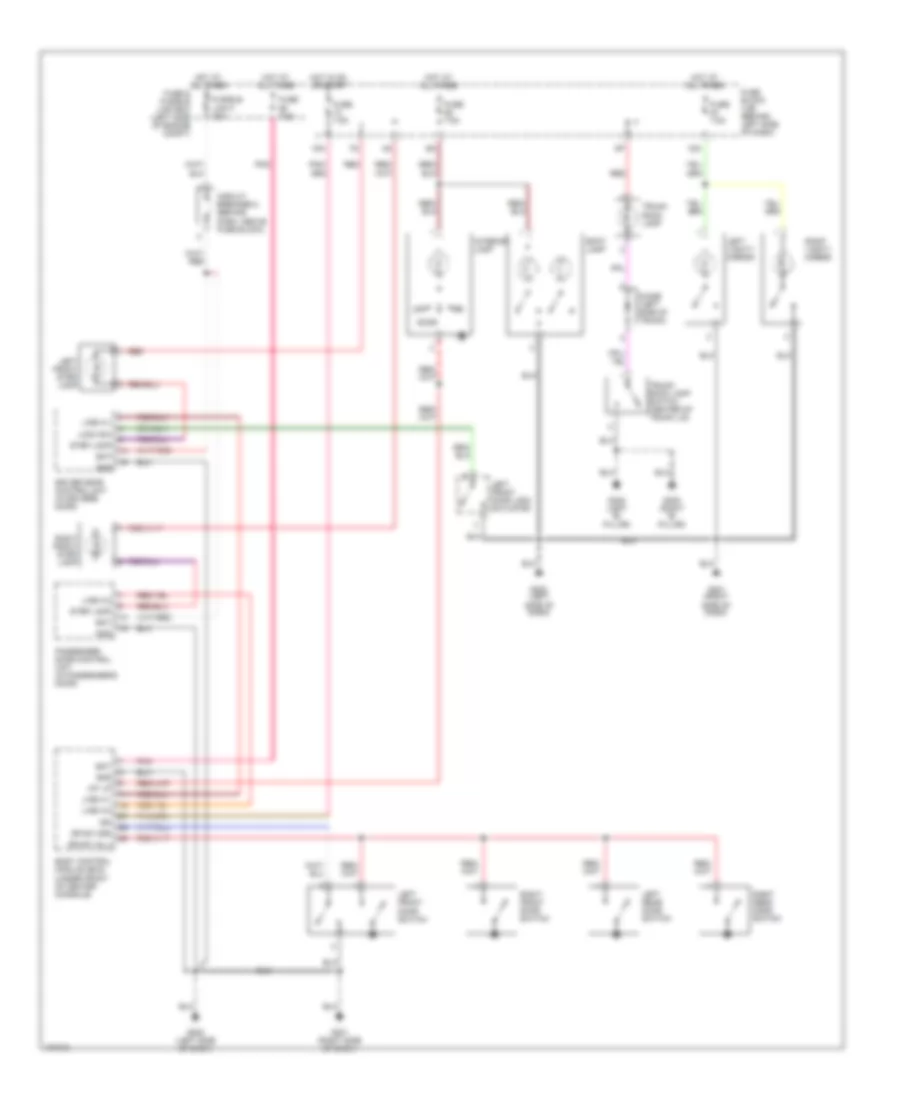 Courtesy Lamps Wiring Diagram for Nissan Maxima GLE 1998