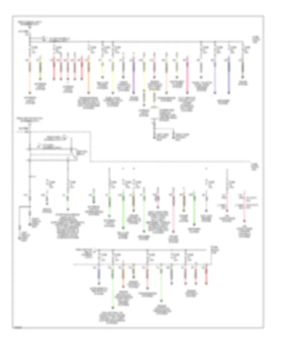 Power Distribution Wiring Diagram (2 of 2) for Nissan Maxima GLE 1998