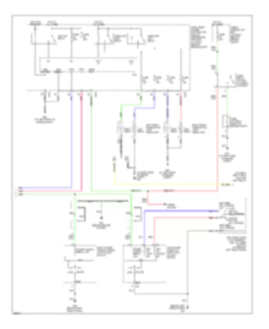 Forced Entry Wiring Diagram, Crew Cab (2 of 2) for Nissan Titan LE 2008