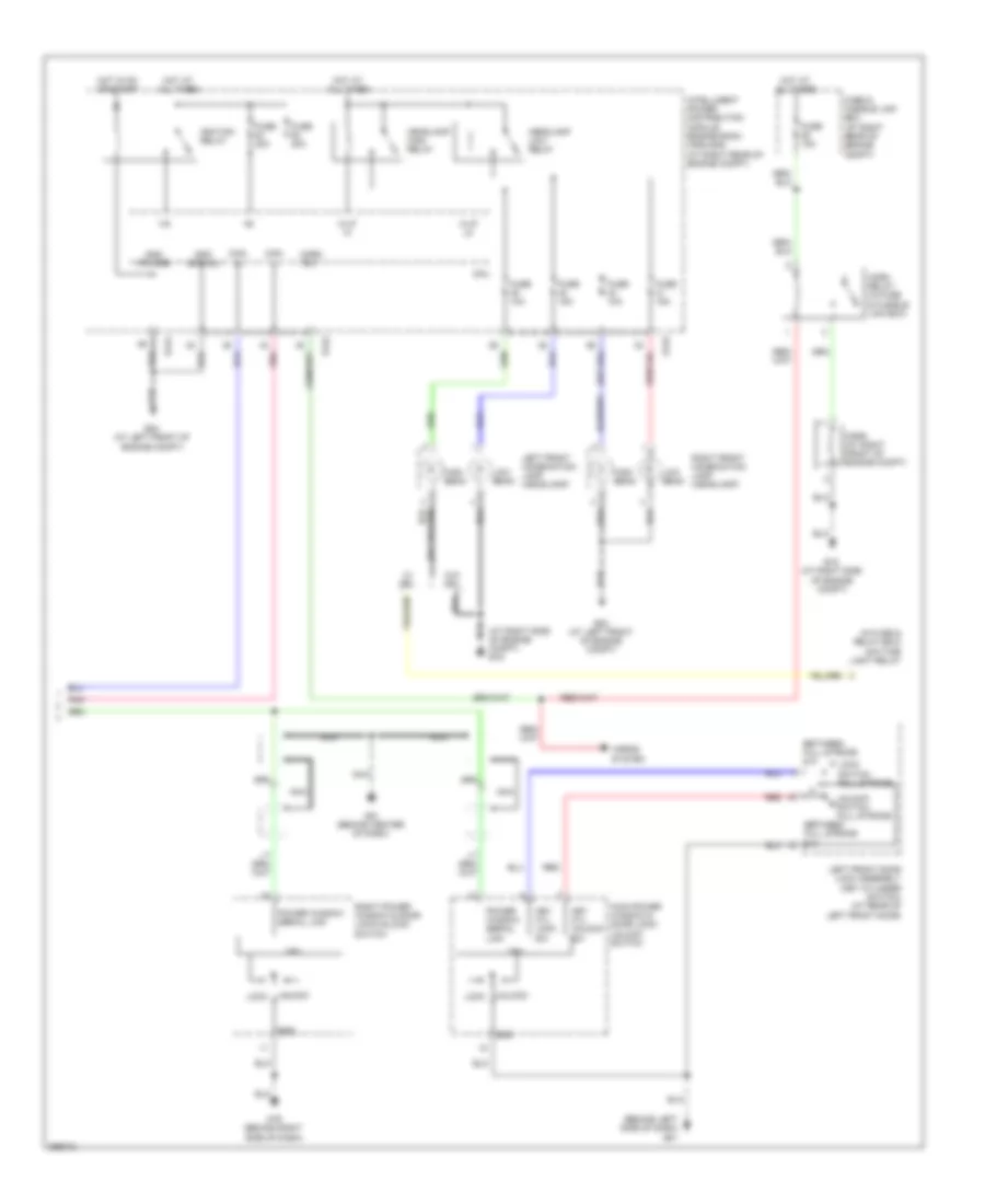 Forced Entry Wiring Diagram Except Crew Cab 2 of 2 for Nissan Titan LE 2008