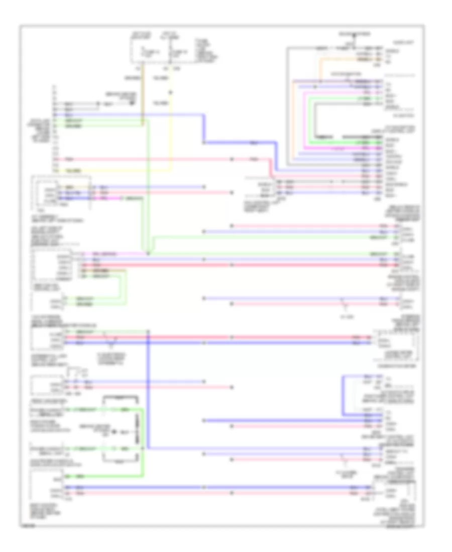 Computer Data Lines Wiring Diagram for Nissan Titan LE 2008