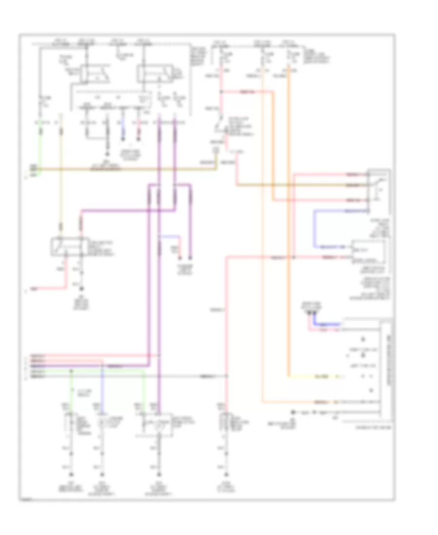 Exterior Lamps  Trailer Connector Wiring Diagram 2 of 2 for Nissan Titan LE 2008