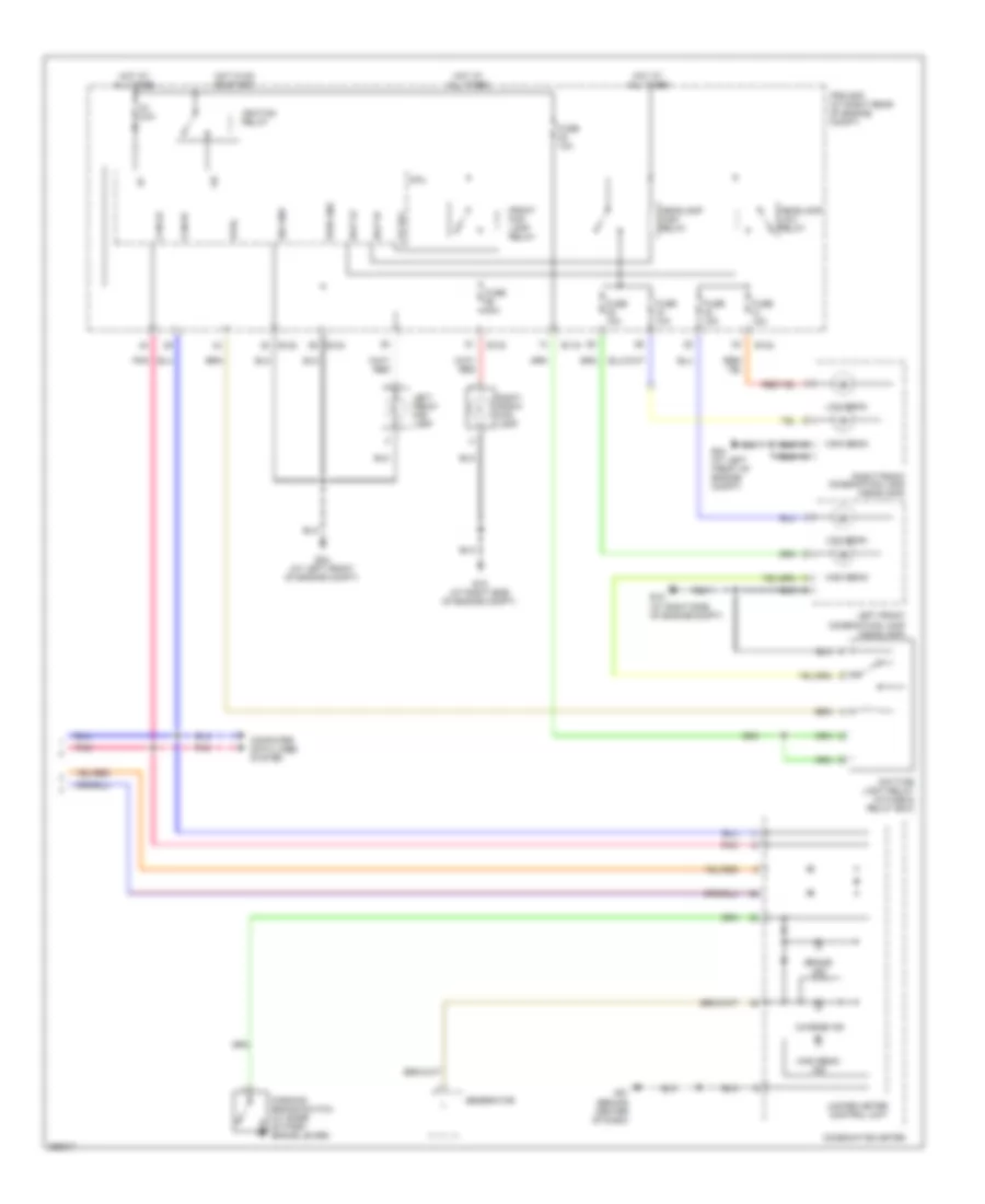 Autolamps Wiring Diagram, with DRL (2 of 2) for Nissan Titan LE 2008