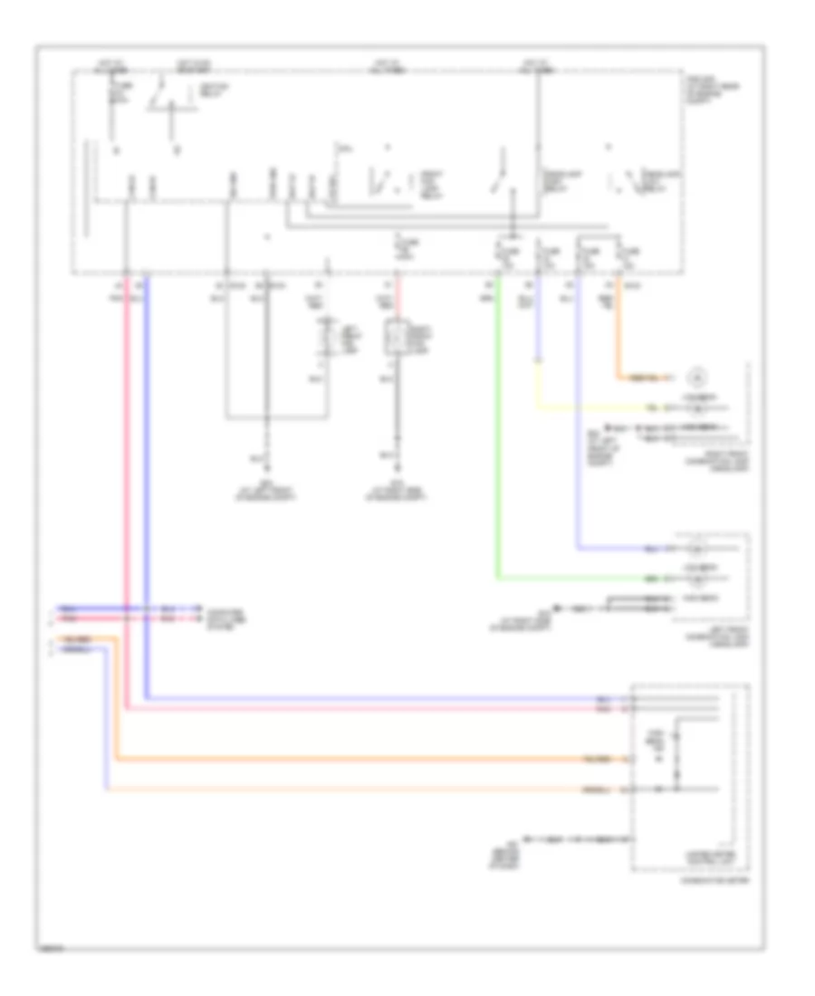 Autolamps Wiring Diagram, without DRL (2 of 2) for Nissan Titan LE 2008