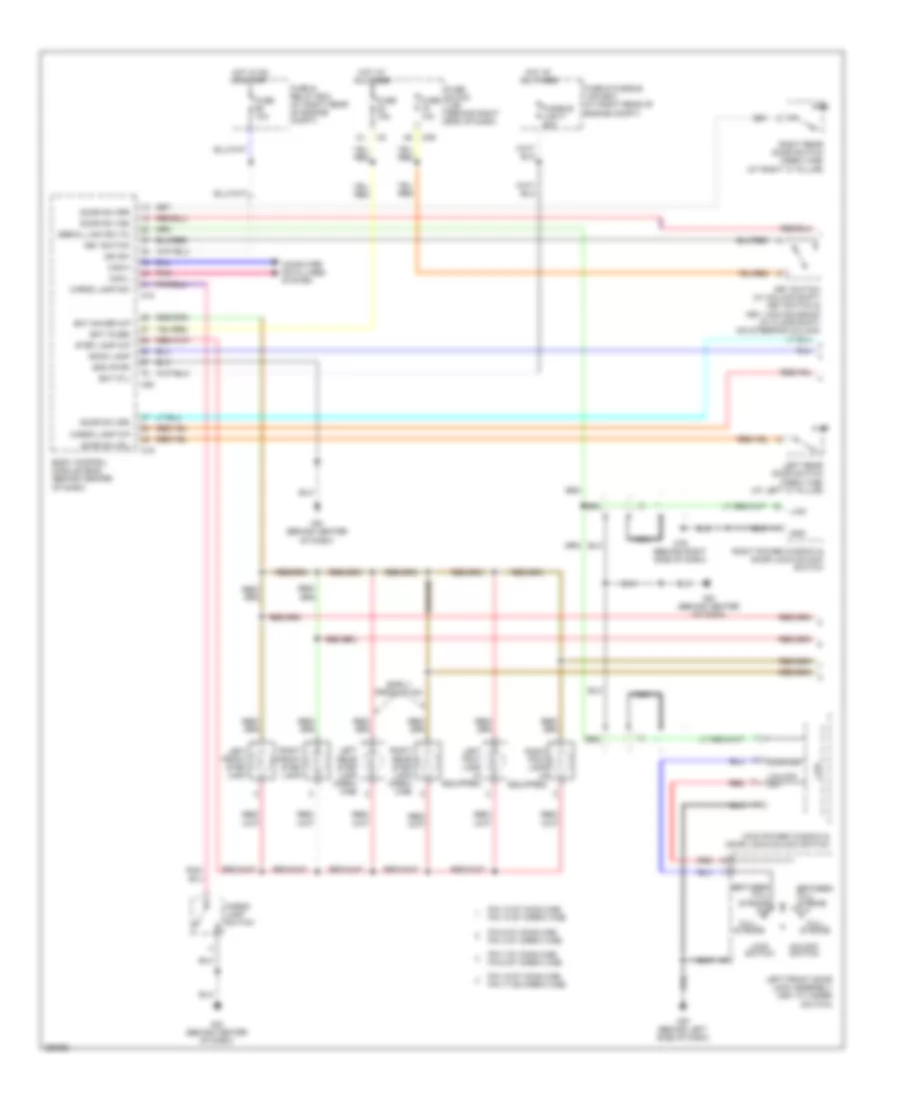 Courtesy Lamps Wiring Diagram 1 of 2 for Nissan Titan LE 2008