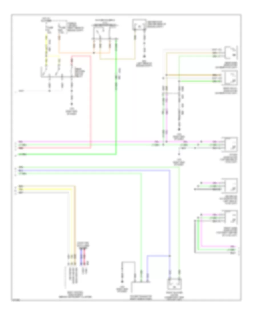 Automatic AC Wiring Diagram (2 of 3) for Nissan NV1500 S 2013