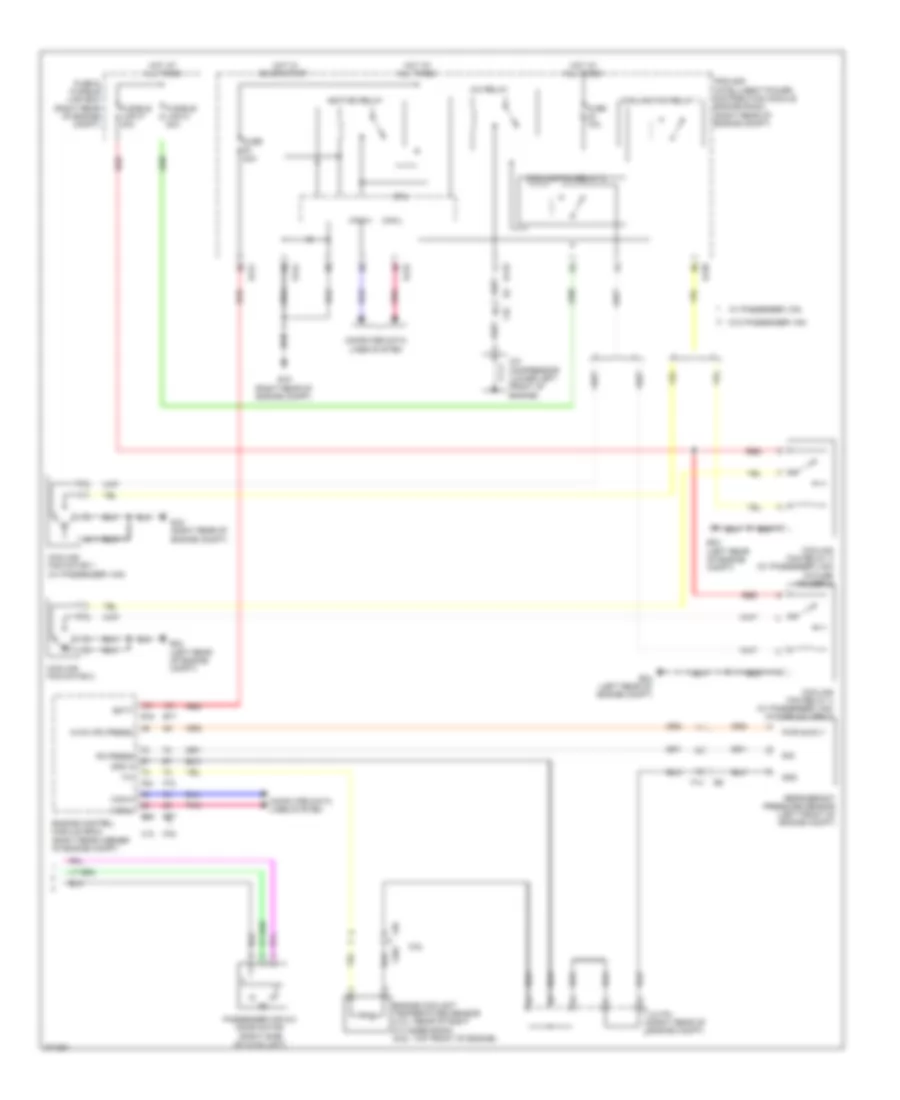 Automatic AC Wiring Diagram (3 of 3) for Nissan NV1500 S 2013