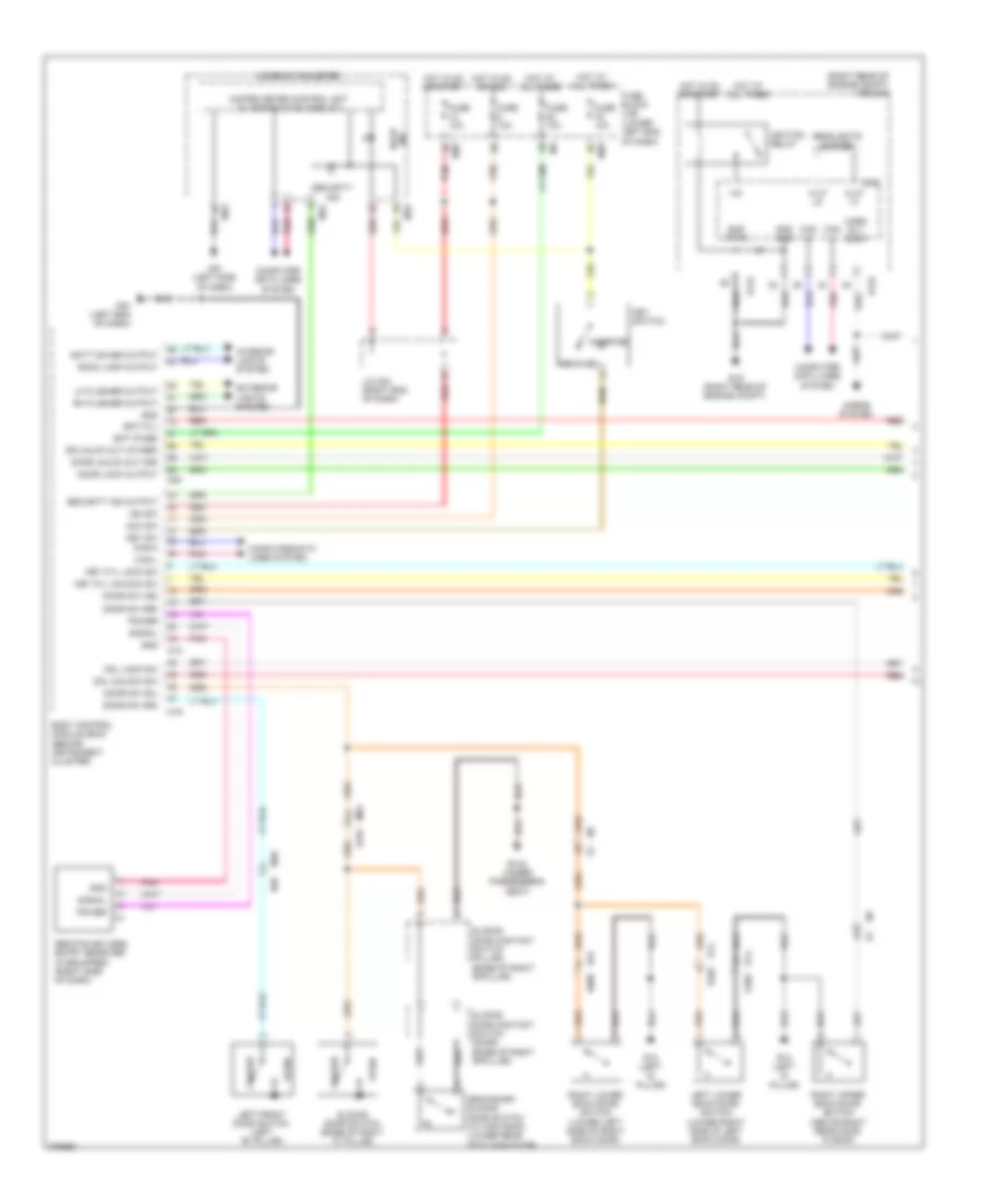 Forced Entry Wiring Diagram 1 of 2 for Nissan NVS 2013 1500